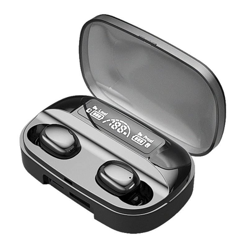 TG16 Bluetooth 5.1 Earphones with Charging Case LED Digital Display Touch Control Earbuds TG16 Bluetooth 5.1 Earphones with Charging Case LED Digital Display Touch Control Earbuds